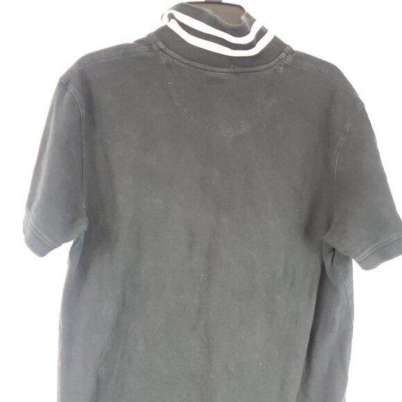 New Era Mens Black Short Sleeve Polo Shirt Sz Large - Picture 11 of 12